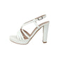 Sandalo col tacco JOEL A7575 NAPPA BIANCO donna