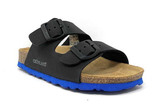 Sandalo da passeggio GRUNLAND Junior LUCE CB1537-40 NERORO Bambino