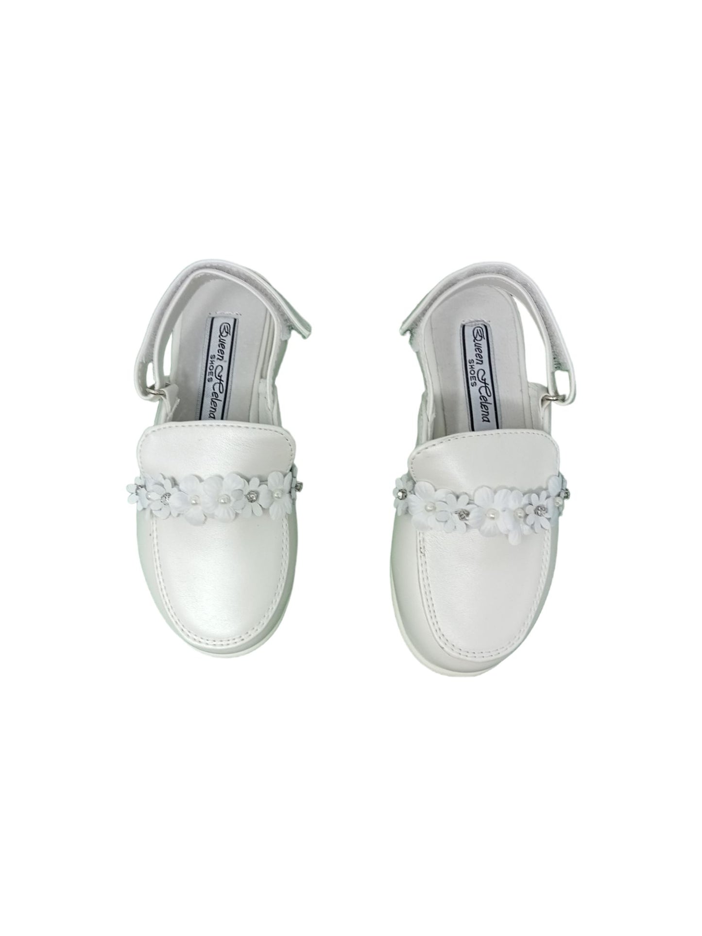 Ballerine QUEEN HELENA P004 bianco perlato Bambina/Ragazza