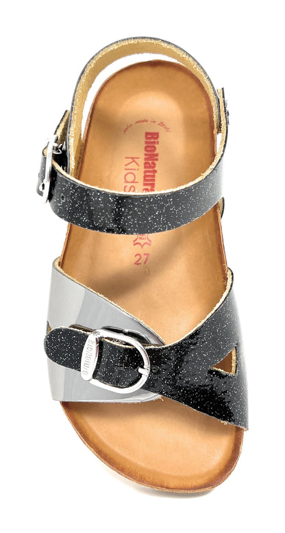 Sandali da passeggio BioNatura 22B 1005 GMNP NERO bambina