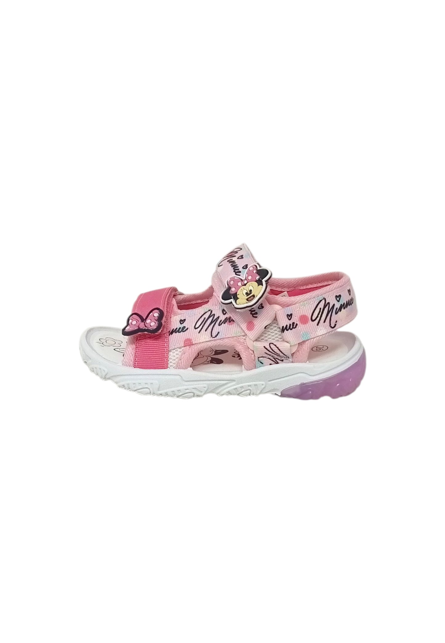 Sandali luminosi Silver Minnie D3010791T PINK Bambina