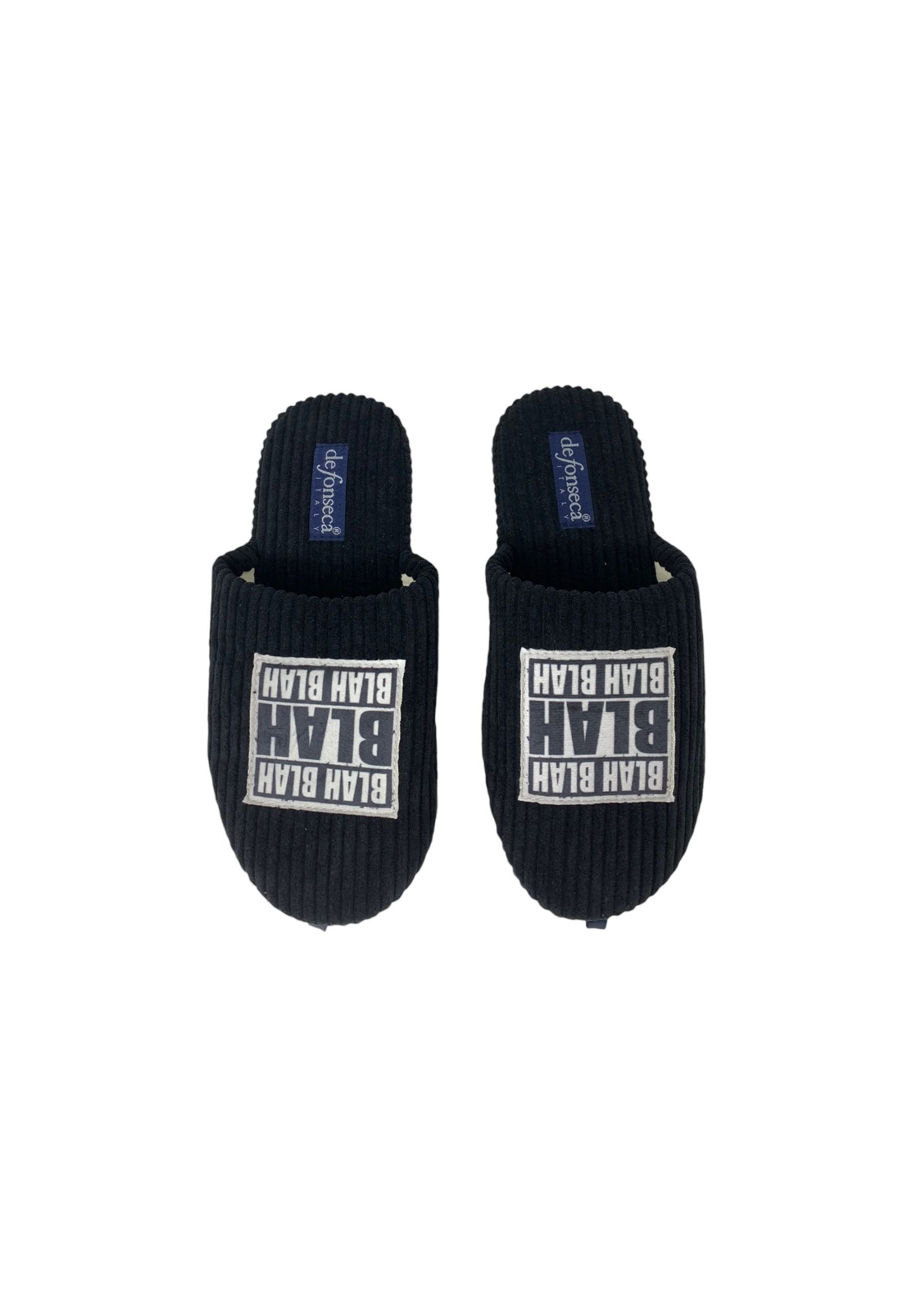 Pantofola  DE FONSECA DE.ROMA MA20 NERO uomo