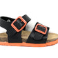 Sandali da passeggio BioNatura 22B1002 CHNE NERO bambino