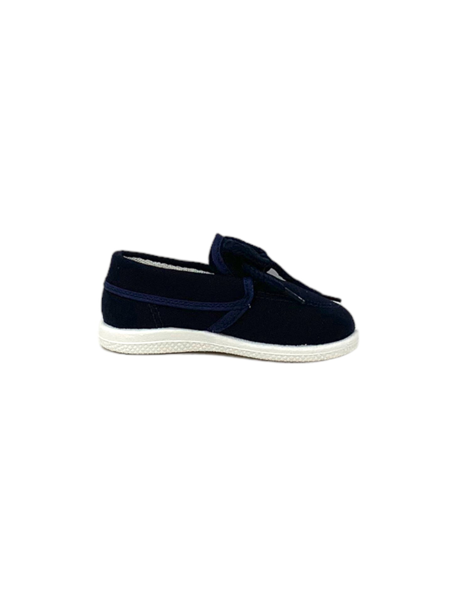 Mocassino DXO Vigevano VELA COTTON BLU  bambino