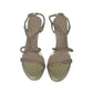 Sandalo col tacco JOEL A7569 LIZ LAME PLATINO donna