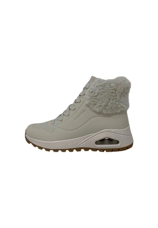 Stivaletto con pelliccia SKECHERS 167274/OFWT Donna