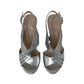 Sandali con tacco JOEL A398 argento donna