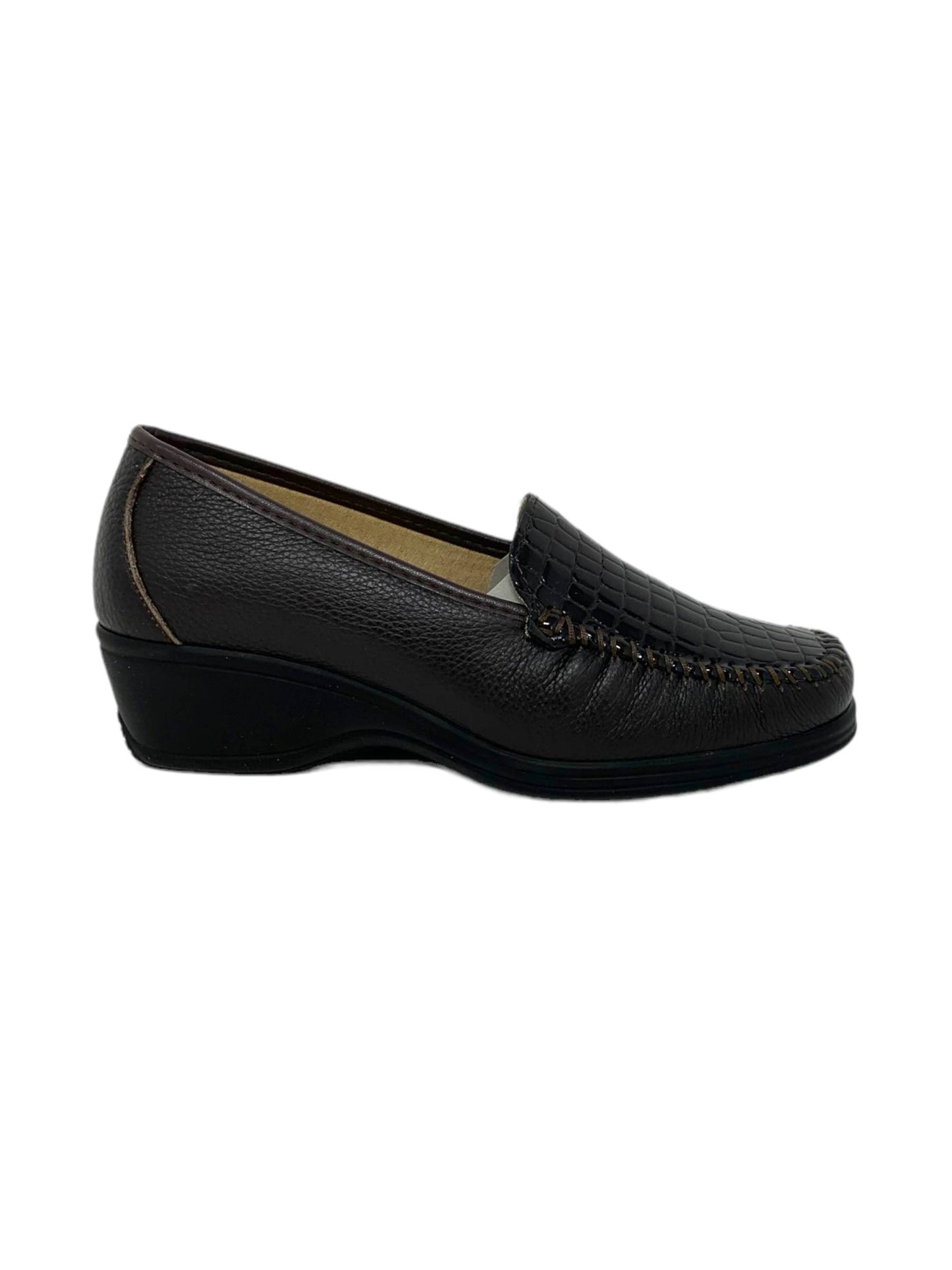 Mocassino comfort da passeggio STILE DI VITA 2377 T.MORO Donna