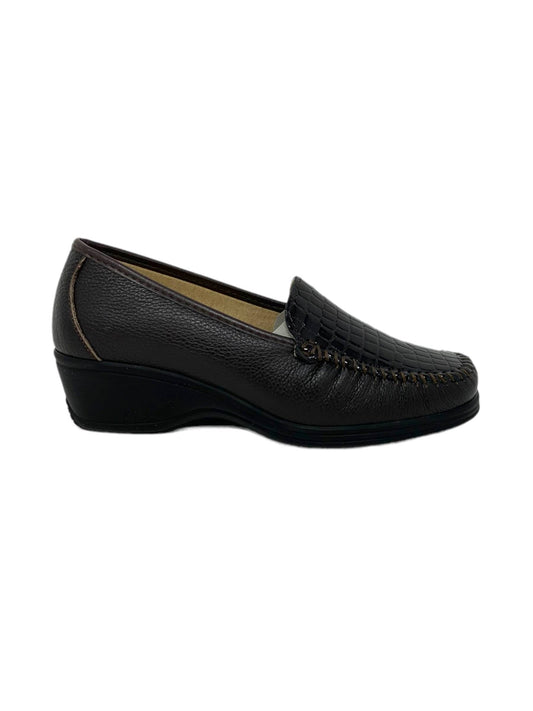 Mocassino comfort da passeggio STILE DI VITA 2377 T.MORO Donna