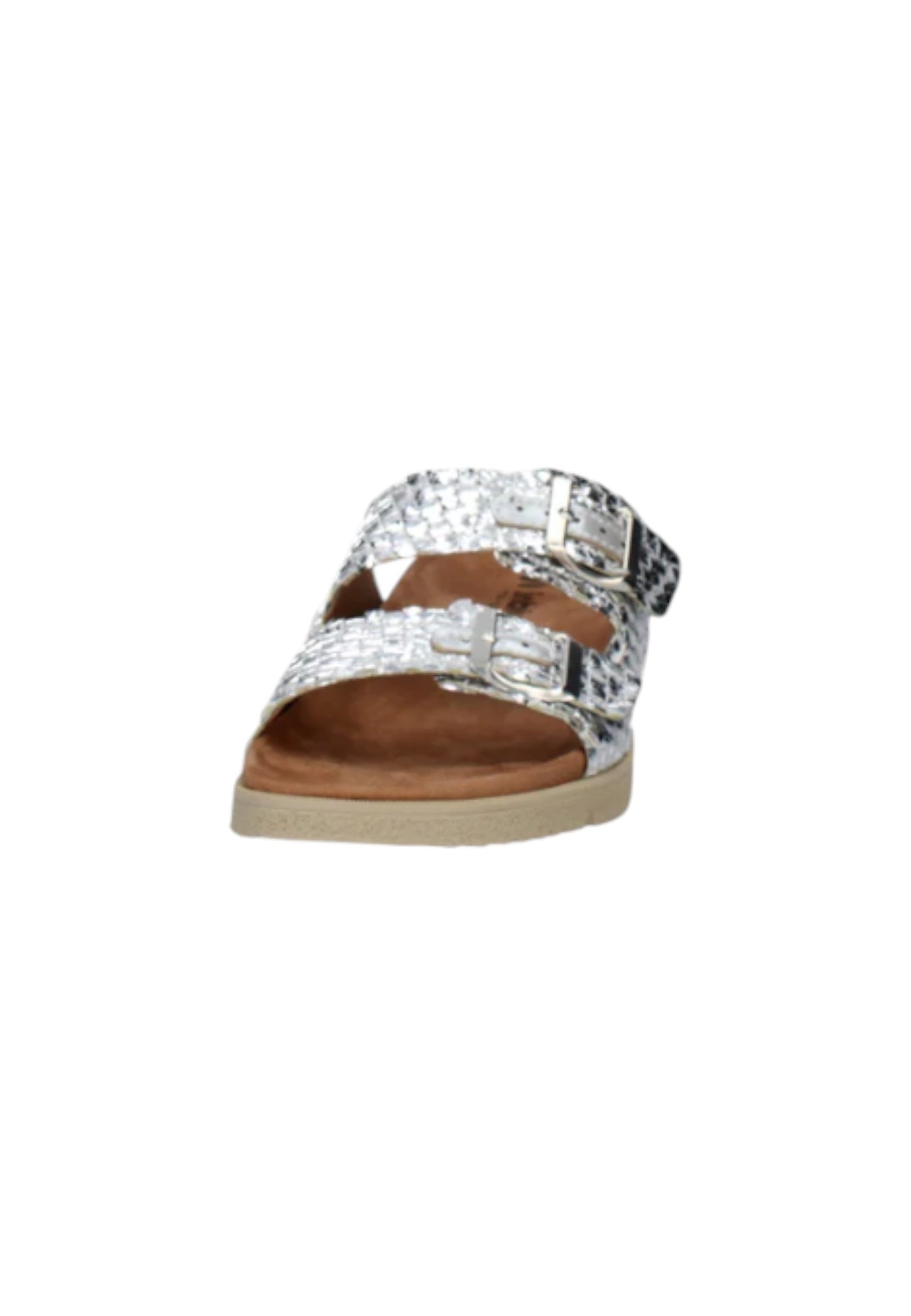 Ciabatta INBLU NR000003 ARGENTO donna