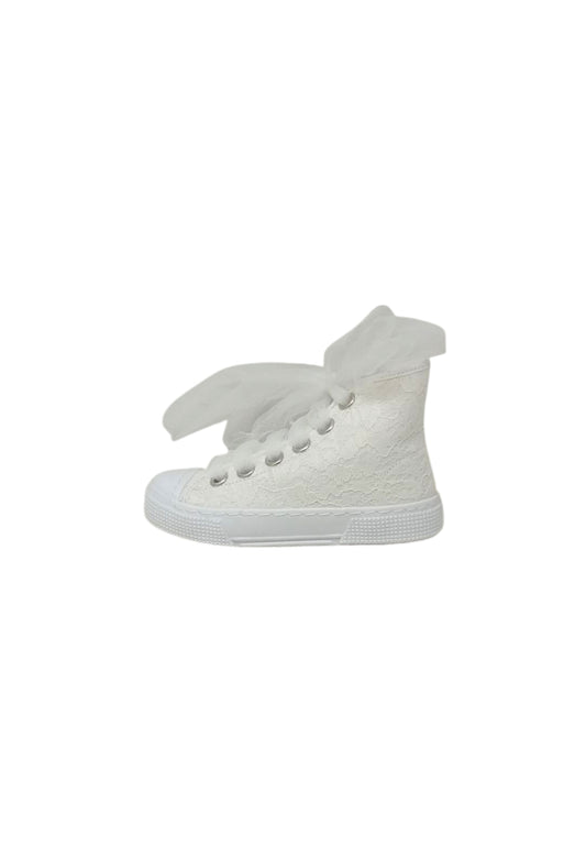Sneaker DXO Vigevano C88 PIZZO BIANCO bambina/ragazza