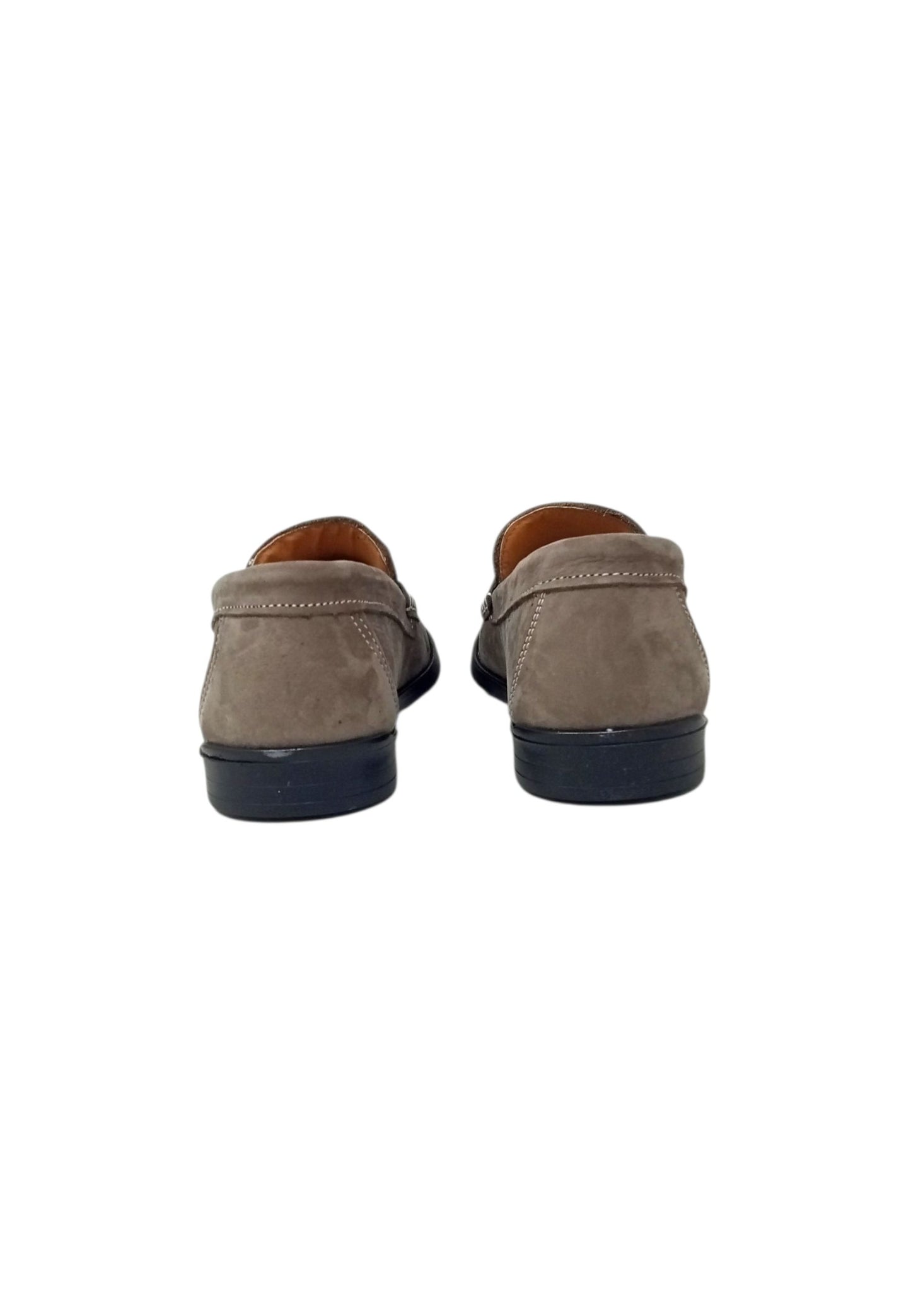 Mocassino Italia Leone 195 NABUK GRIGIO uomo