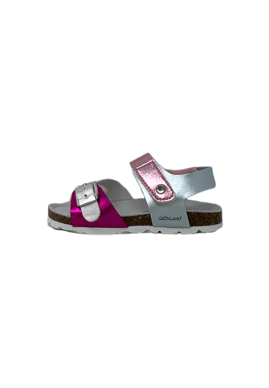 Sandali GRUNLAND Junior ARIA SB0389-40 FUXIA-MULTI  bambina