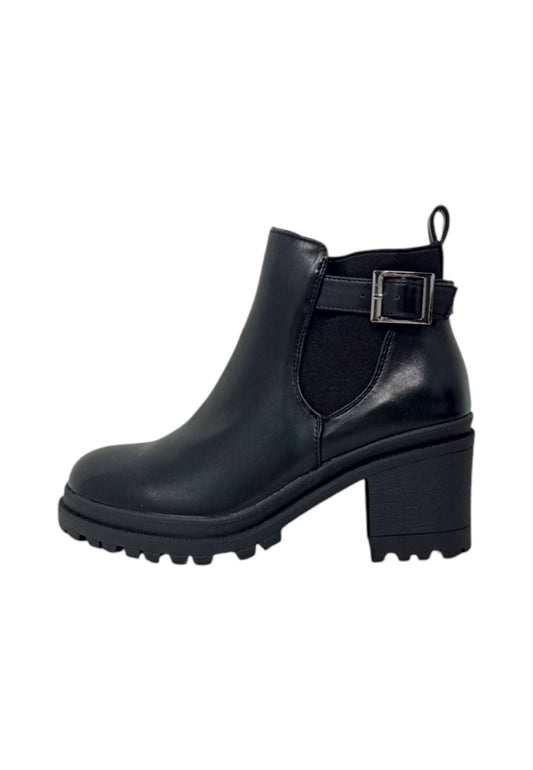 Stivaletto con tacco GALIA HL038-2 BLACK donna