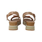 Sandalo con zeppa FASCINO DONNA 19205-E3 BEIGE donna