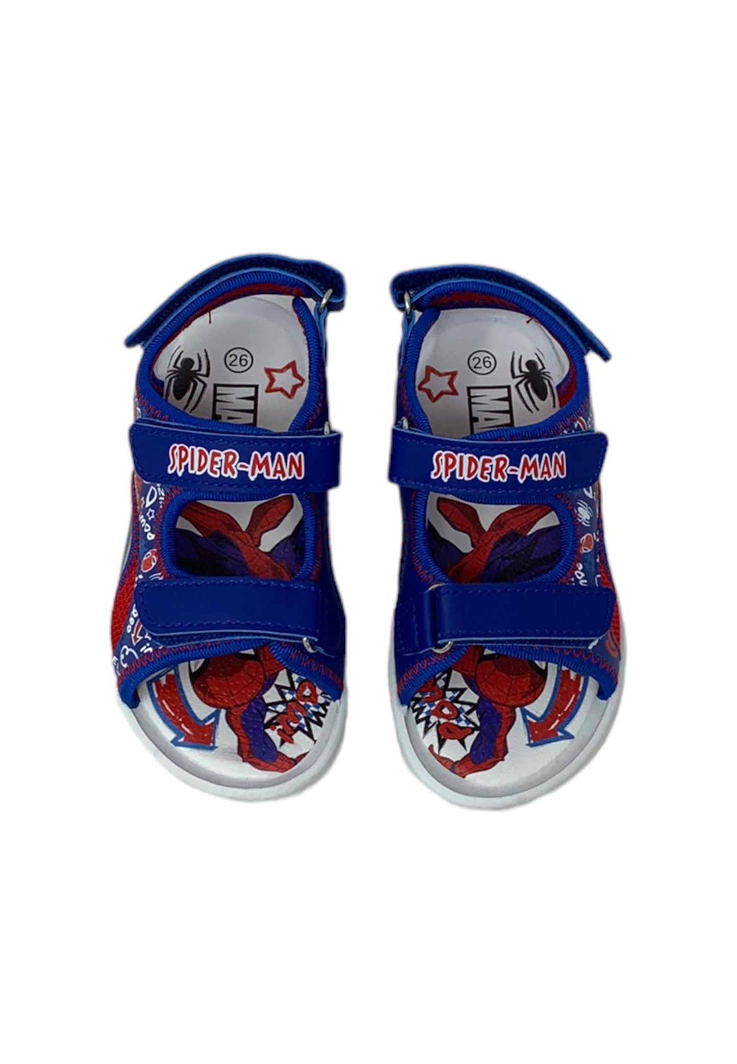 Sandali luminosi Silver Spiderman R1310422S BLUE bambino