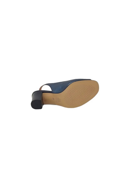 Sandali con tacco SOFFICE SOGNO 23531 PERLATO BLU donna