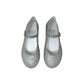 Ballerine Sa.Ba. Calzature 296 ZIP ARGENTO bambina/ragazza