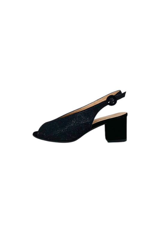 Sandali con tacco SOFFICE SOGNO E5TR60C1T GALASSIA NERO donna