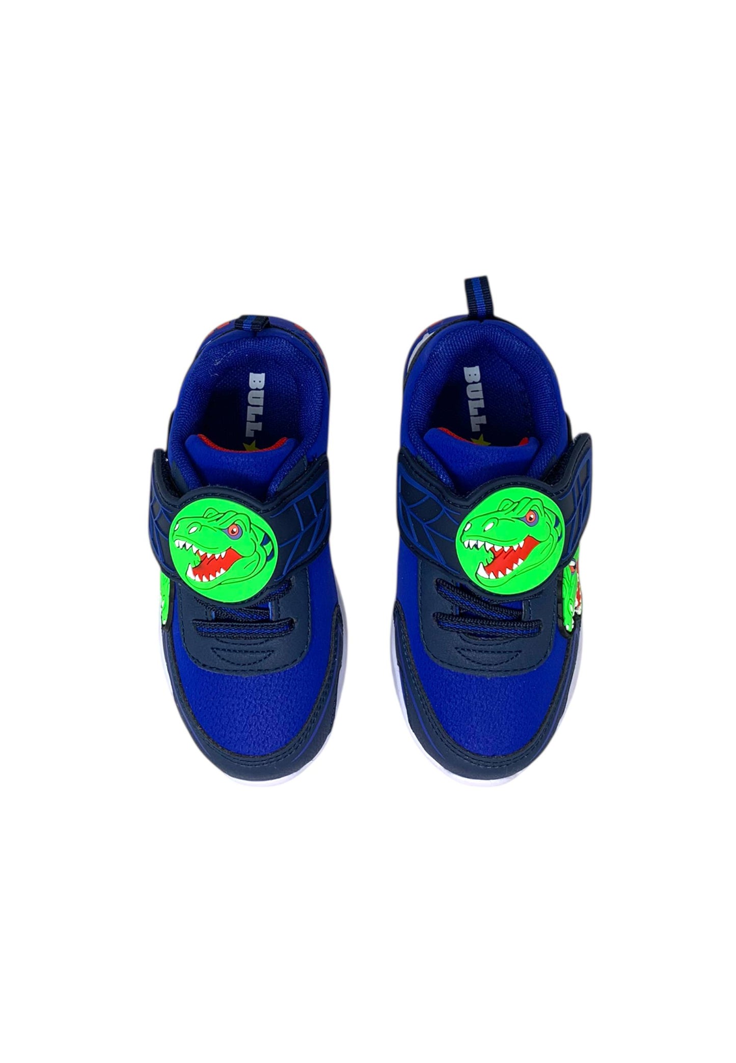 Sneakers luminose BULL BOYS VELOCIRAPTOR DNAL5141 BLU Bambino