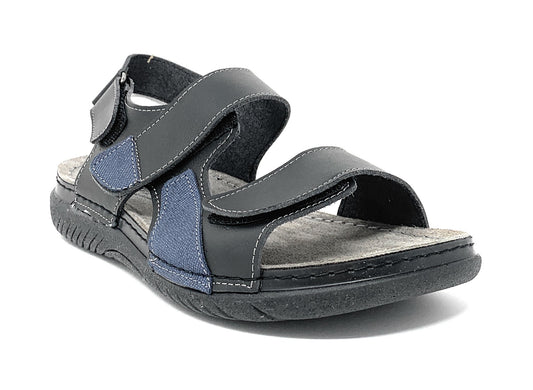 Sandalo DE FONSECA ARONA E M800BX NERO  uomo