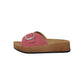 Ciabatta INBLU PK000038 FUXIA donna