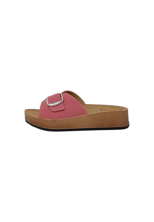 Ciabatta INBLU PK000038 FUXIA donna