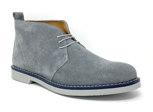 Scarpa modello polacchina BKS 1312 GRIGIO uomo