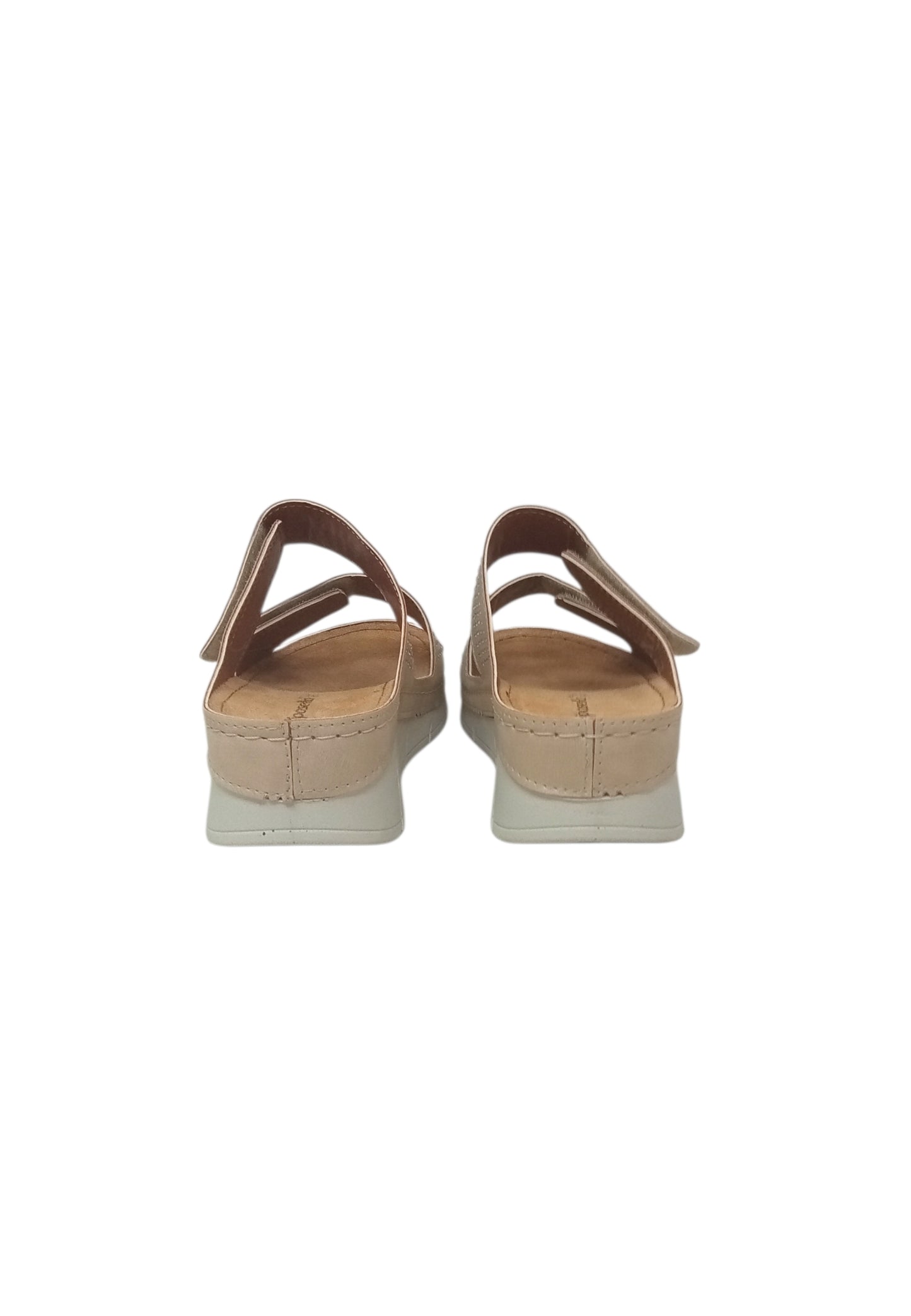 Ciabatte con zeppa Riposella Frida WC01BX Beige Donna