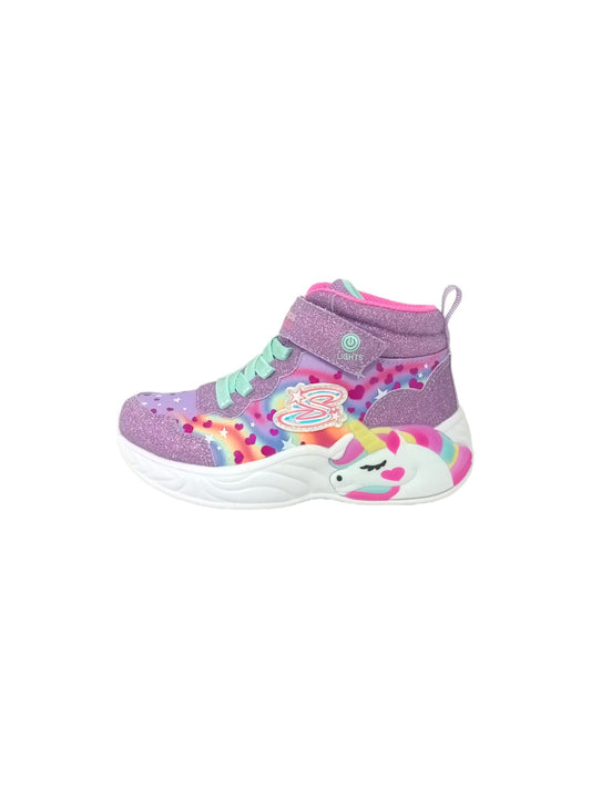Sneakers luminose SKECHERS 302332L/LVMT Unicorno bambina