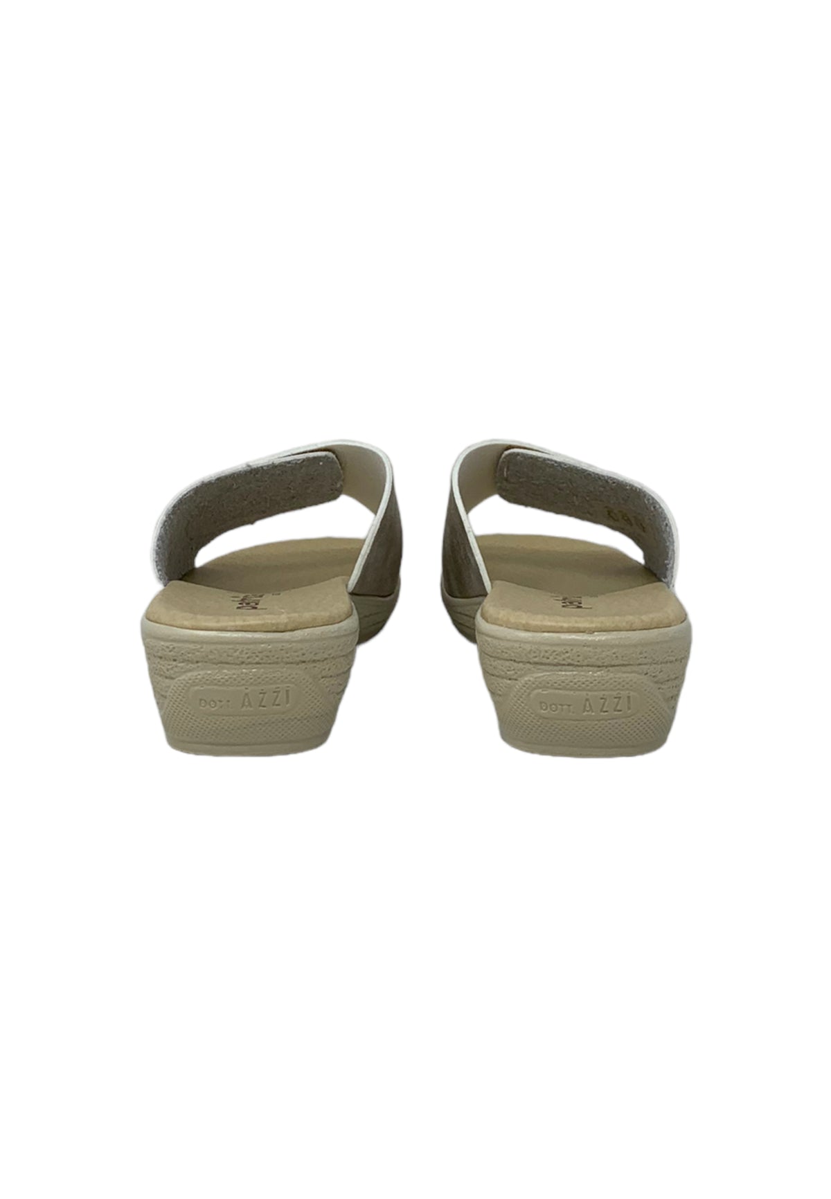 CIABATTA PATRIZIA AZZI 171 BIANCO/PLATINO donna