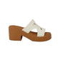 Sandalo CROCS BROOKLYN WOVEN SLIDE HEEL 209979 donna più colori