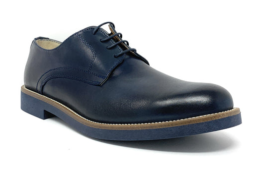 Scarpa modello polacchina BKS 0510 PelleBlu uomo