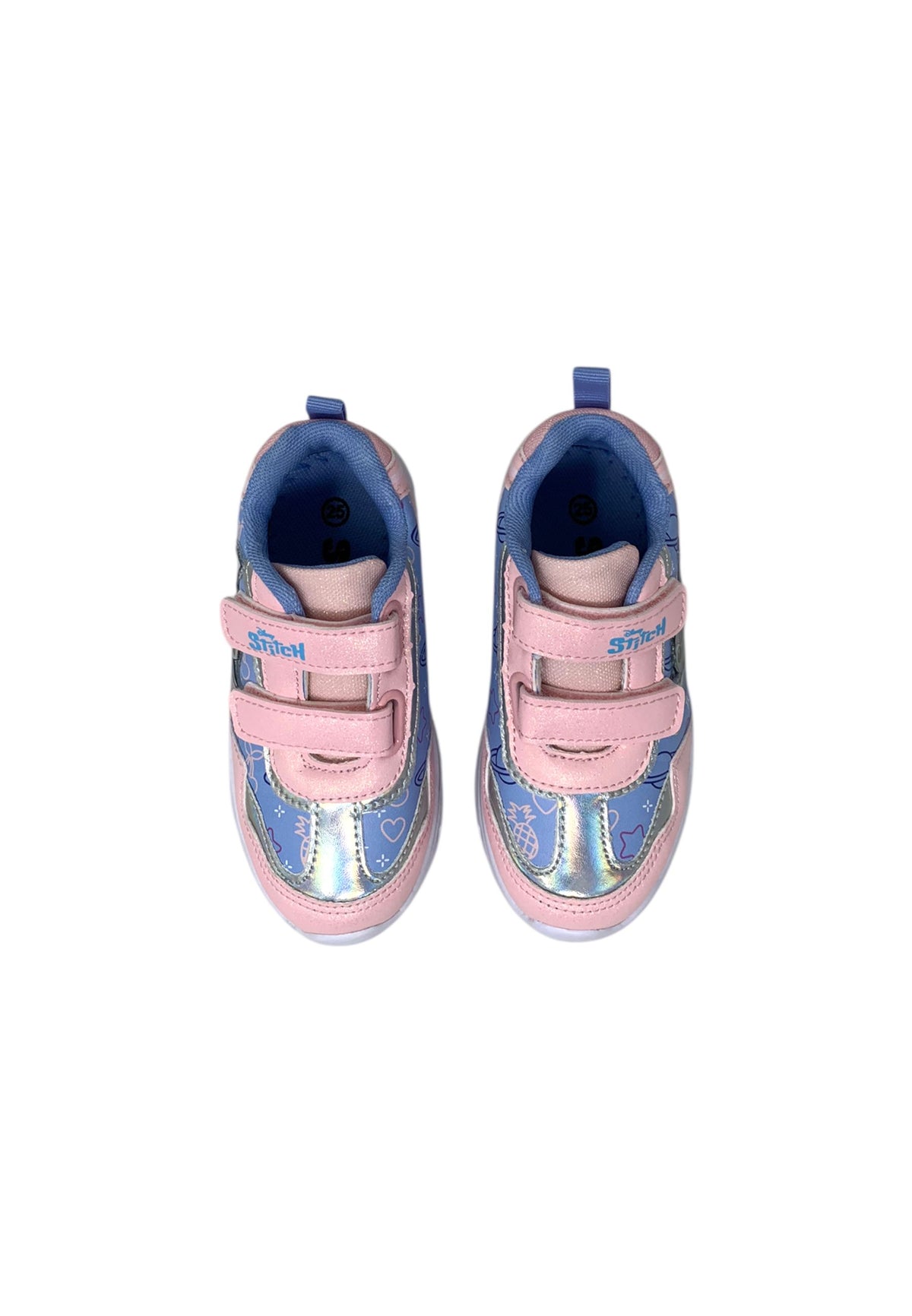 Sneaker luminose Silver Lilo & Stitch  D6020150S PINK Bambina