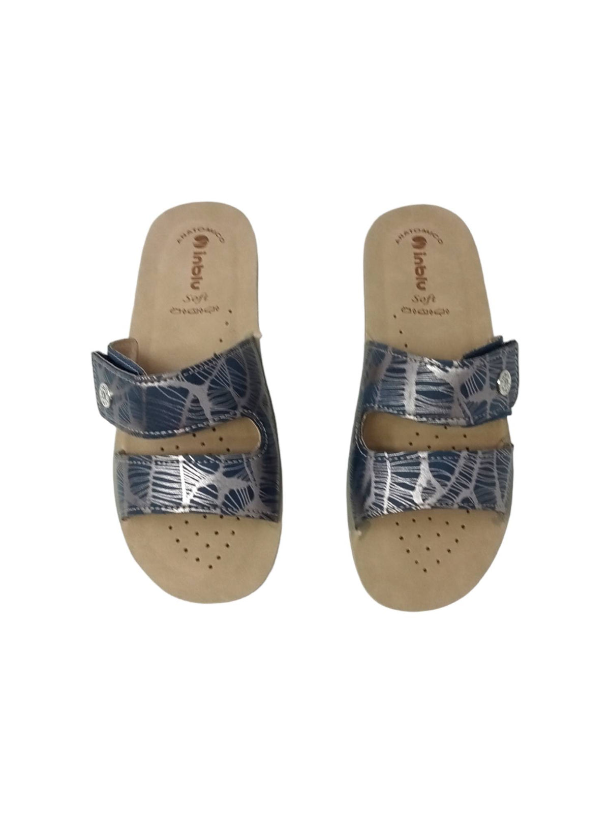 Ciabatta INBLU VR000060 BLU donna