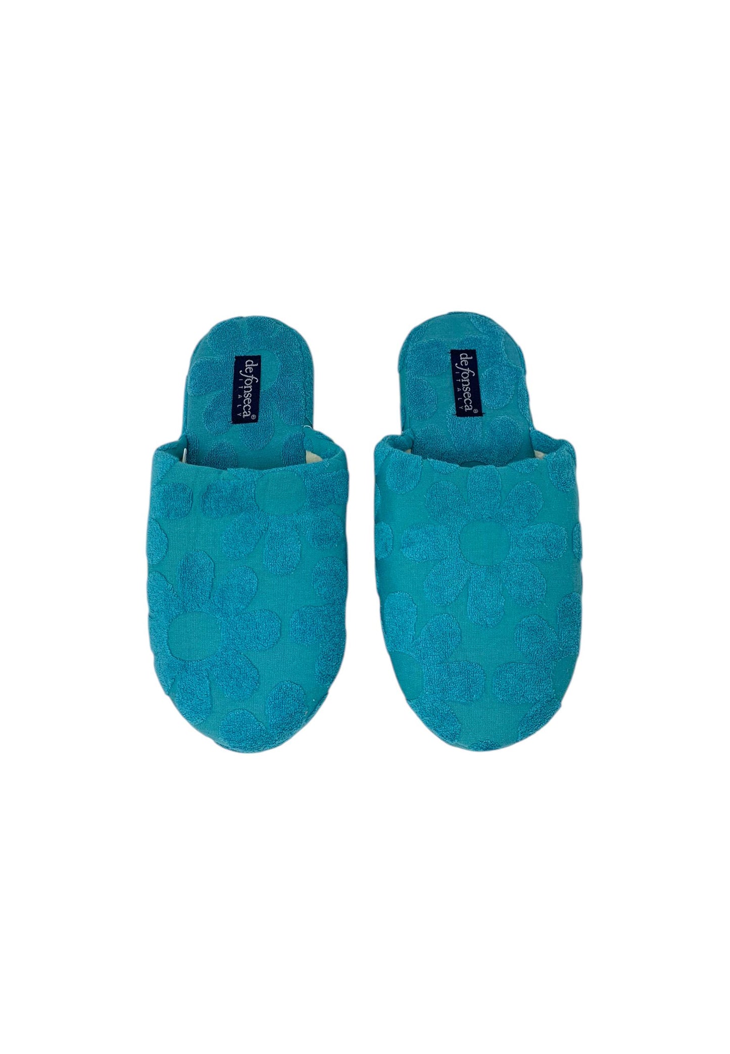Pantofola da camera  DE FONSECA DE.ROMA WB35 Azzurro Donna