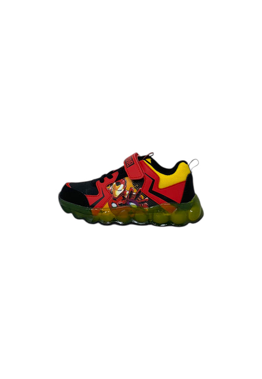 Sneaker luminose Silver Avengers - Iron Man R1010229S BLACK Bambino