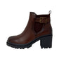 Stivaletto con tacco GALIA HL038-2 BROWN donna