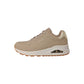 Sneakers SKECHERS Uno - Shimmer away 155196/NUDE Donna