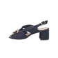 Sandali con tacco REPO 38634 NERO donna