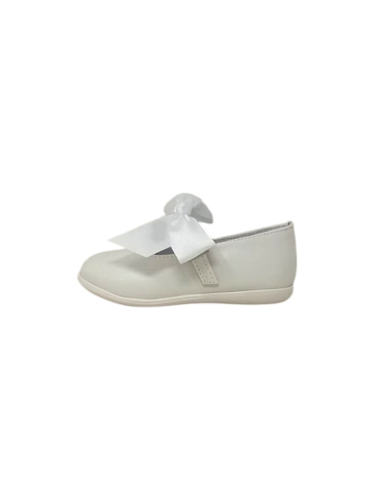 Italia Leone Ballerine Noemi pelle bianco Bambina
