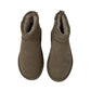 Stivaletti con pelliccia W-1022 TAUPE Made in Italy donna