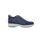 Italia Leone Sneaker blu camoscio 7002 est uomo