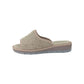 Ciabatta in spugna GRUNLAND DOLA CI1317-G7 PERLA donna
