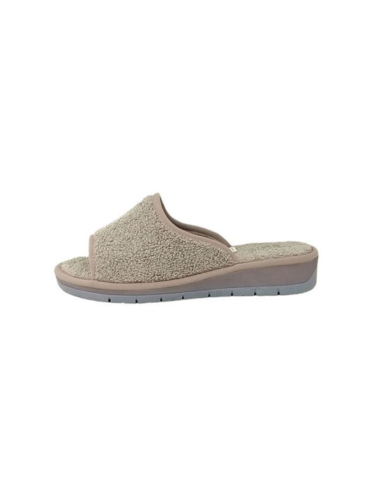 Ciabatta in spugna GRUNLAND DOLA CI1317-G7 PERLA donna