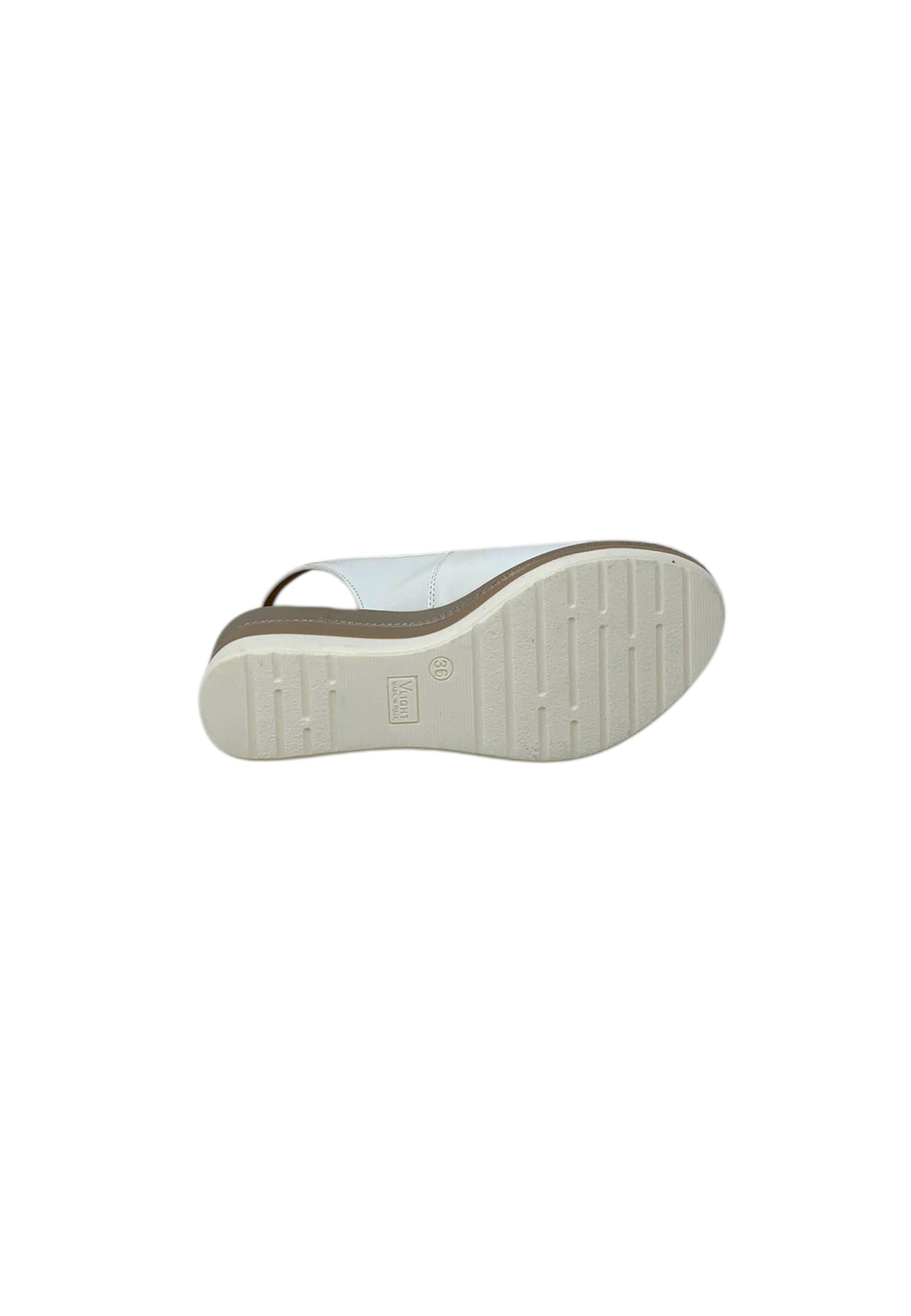 Sandali con zeppa REPO 84266-E5 BIANCO donna