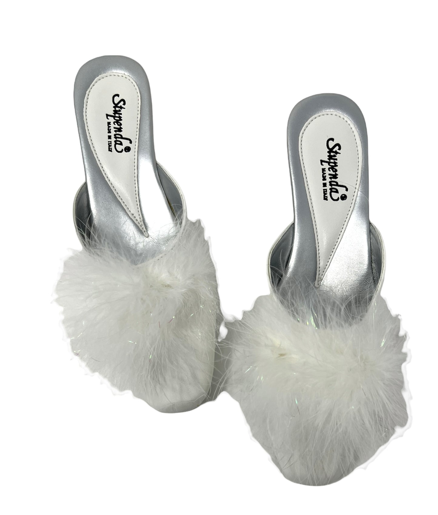 Pantofola da donna 52 BIANCOPC PELUCHE Sposa