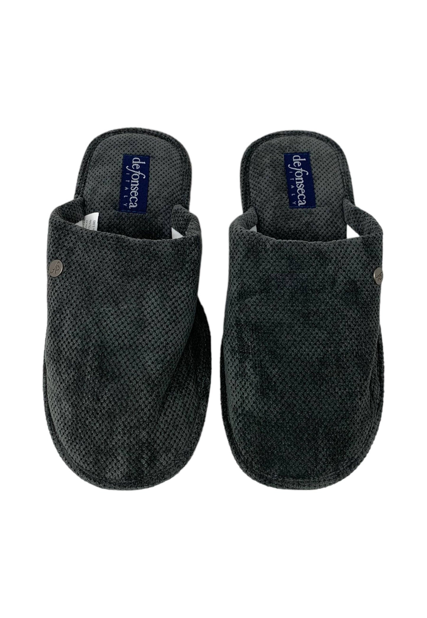 Pantofola DE FONSECA DE.BARI TOP M856 GRIGIO uomo