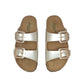 Ciabatta GRUNLAND SARA CB0726-40 PLATINO ragazza/donna