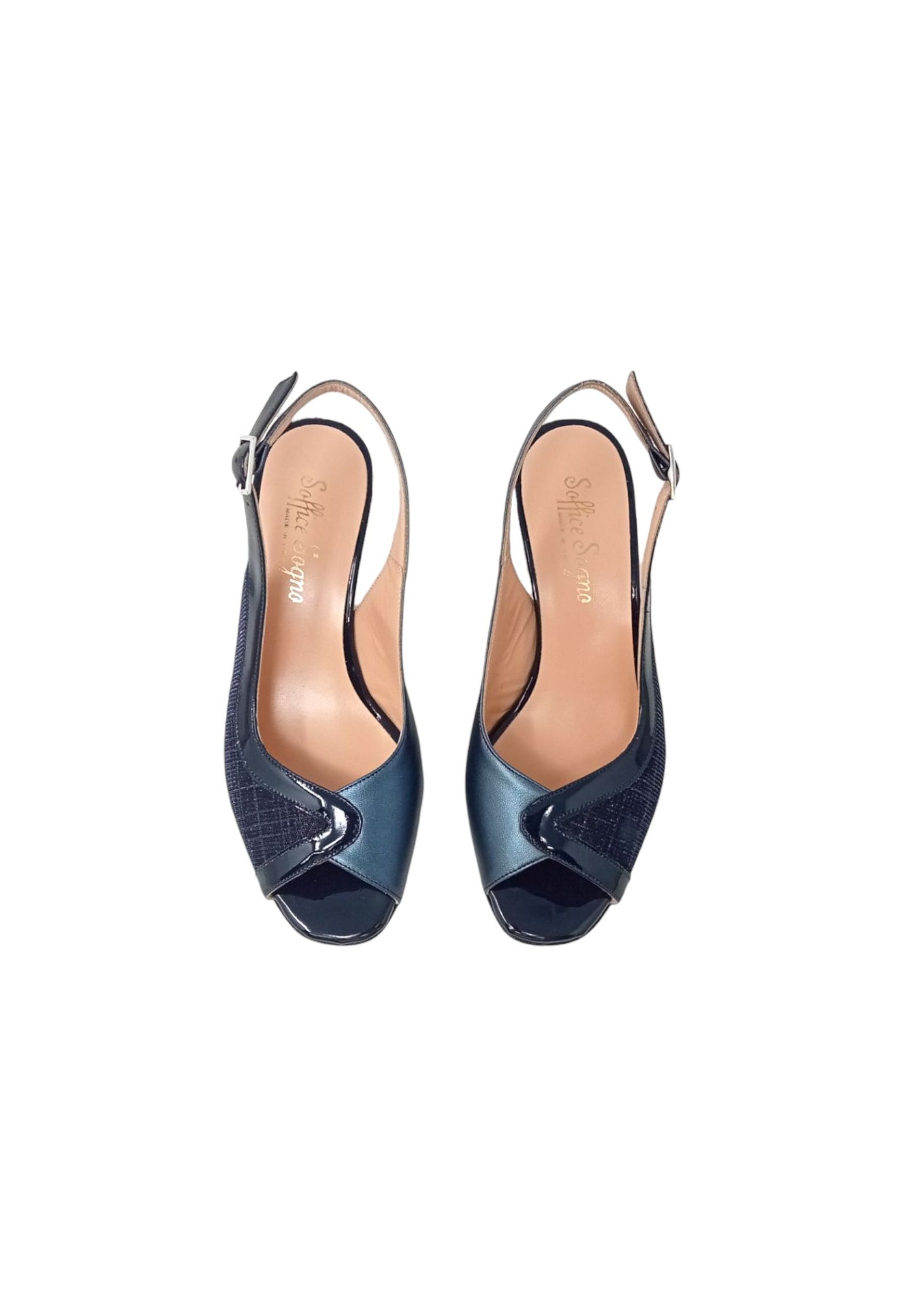 Sandali con tacco SOFFICE SOGNO 23531 PERLATO BLU donna